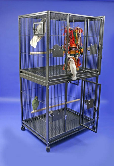 Breeder's Delight Double Deck Parrot Cage