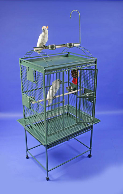 Grey Palace Playtop Bird Cage