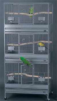Click to see the Triple Vista Bird Breeder Cage